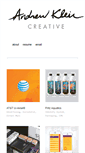 Mobile Screenshot of andrewkleincreative.com